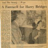 A Farewell for Harry Bridges Arpril 24 1977